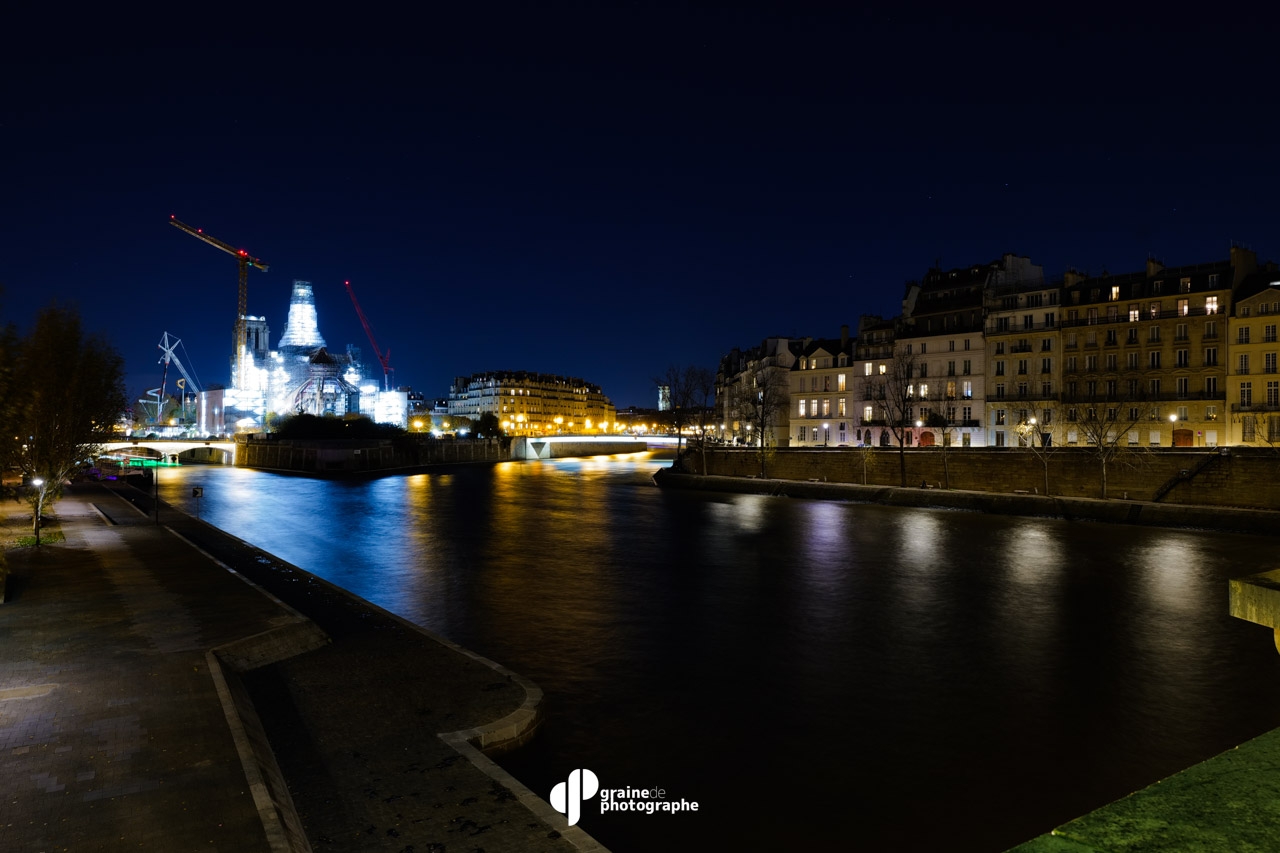 Photo de nuit Paris