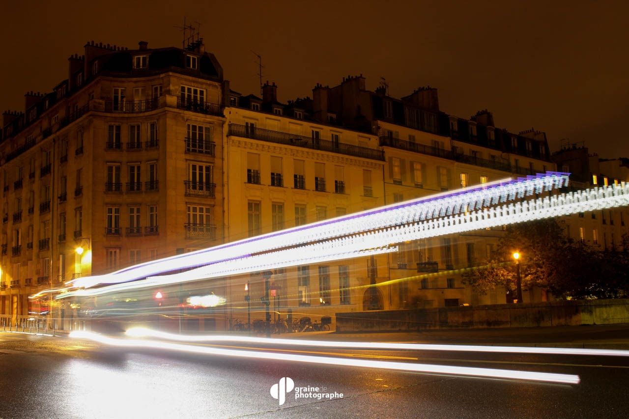 Photo de nuit Paris