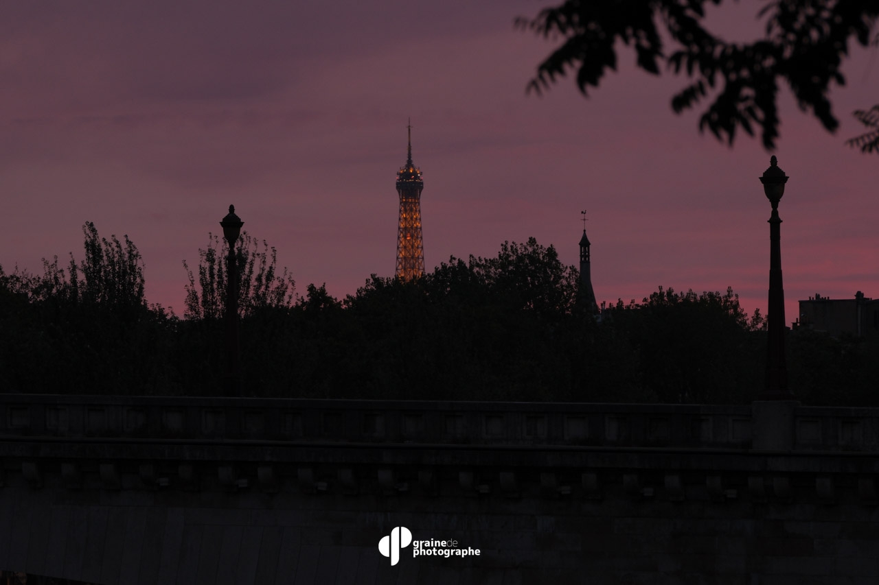 Photo de nuit Paris