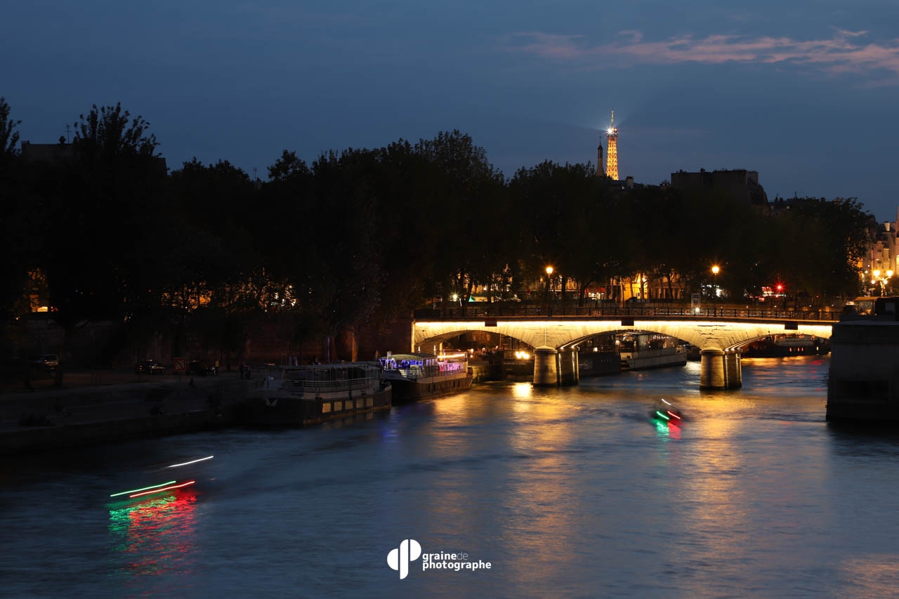 Photo de nuit Paris