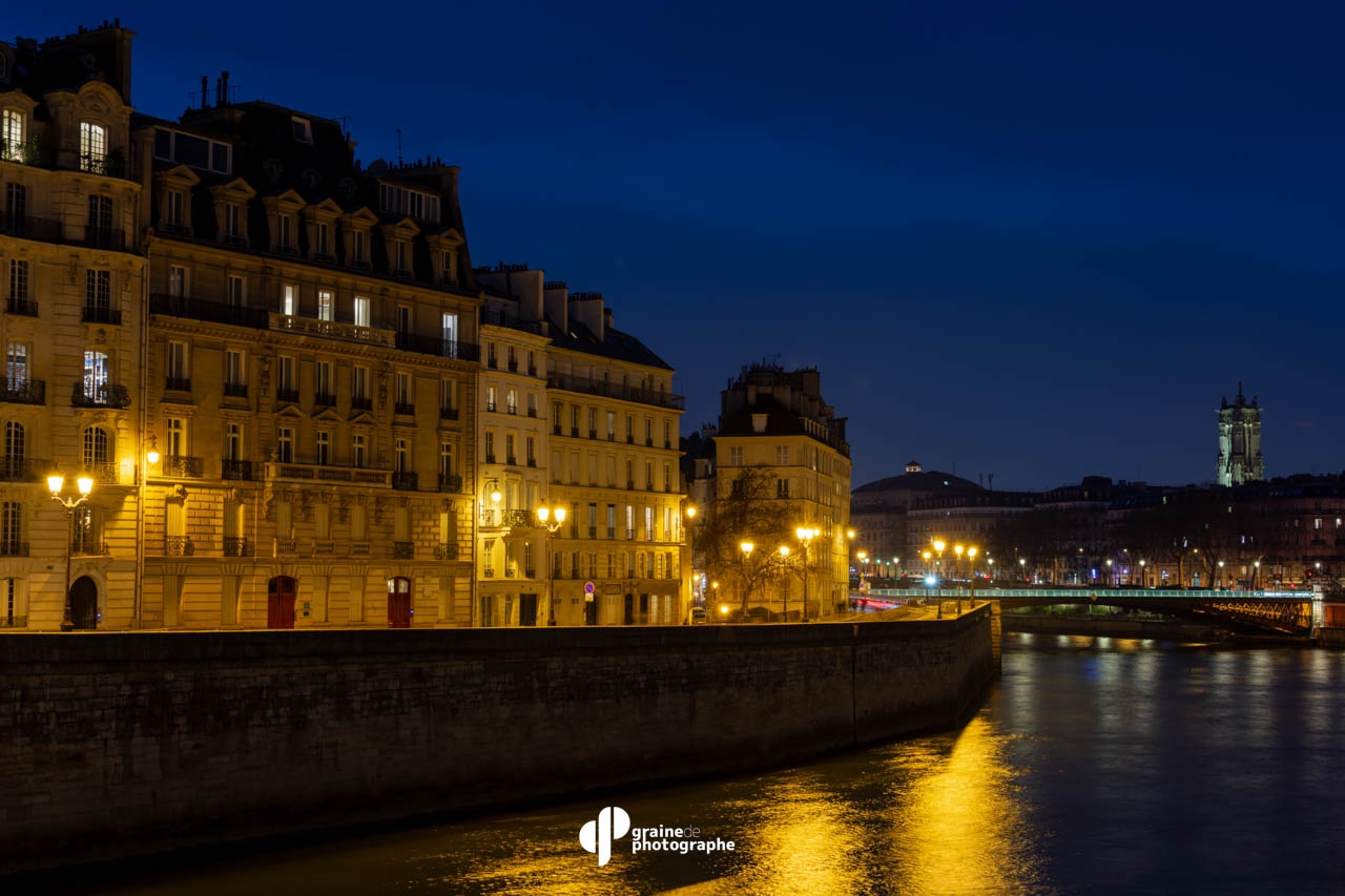 Photo de nuit Paris